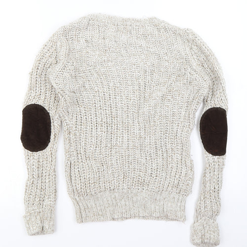 Blonde + Blonde Womens Beige   Pullover Jumper Size 8