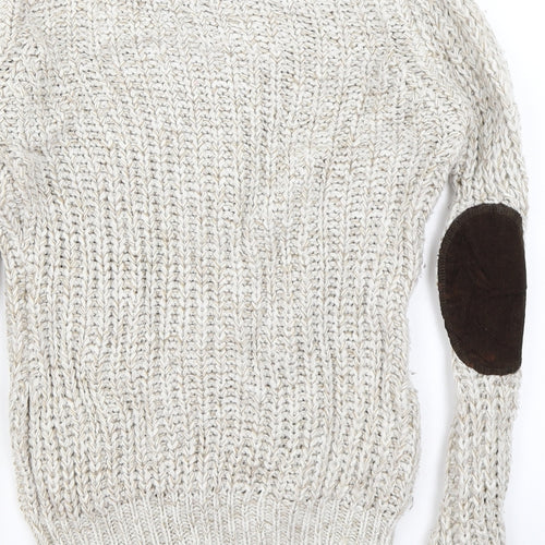 Blonde + Blonde Womens Beige   Pullover Jumper Size 8
