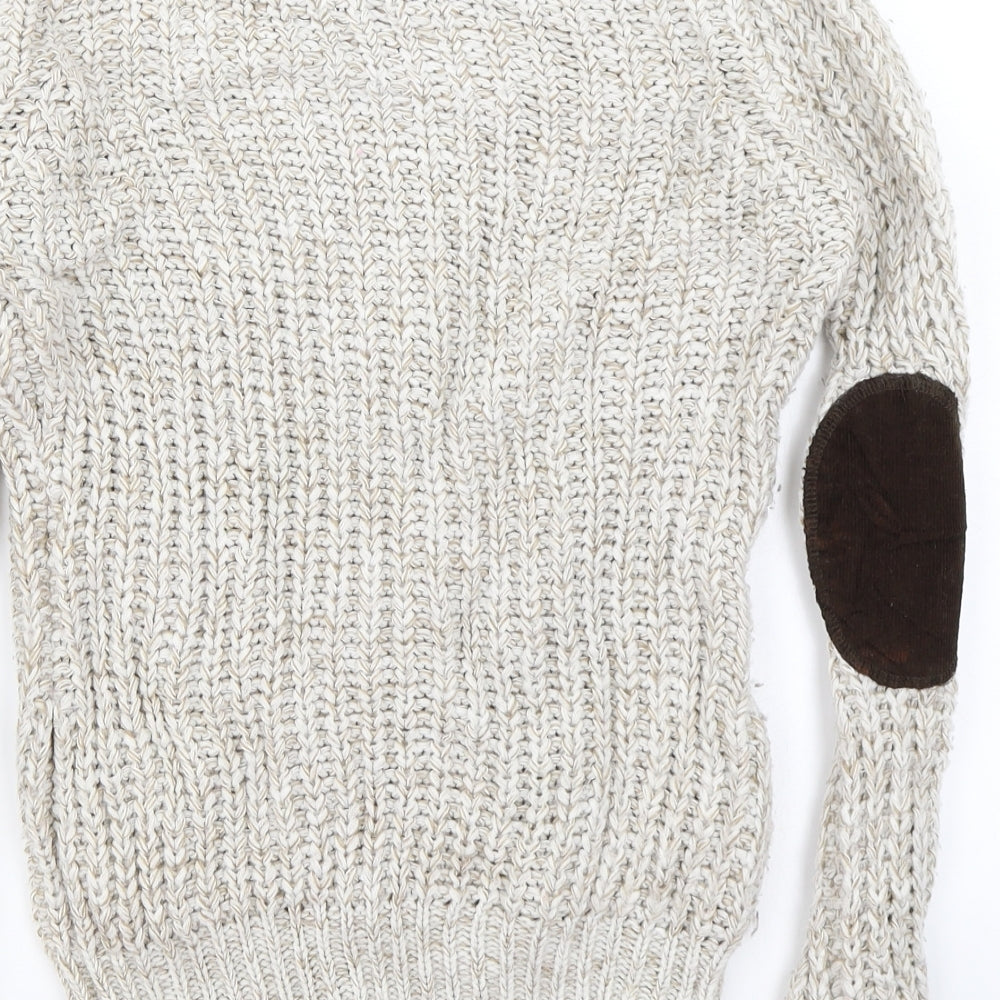 Blonde + Blonde Womens Beige   Pullover Jumper Size 8