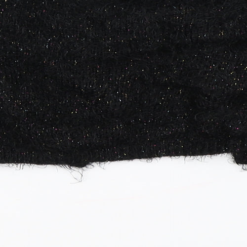 George Girls Black   Shrug Jumper Size 5-6 Years