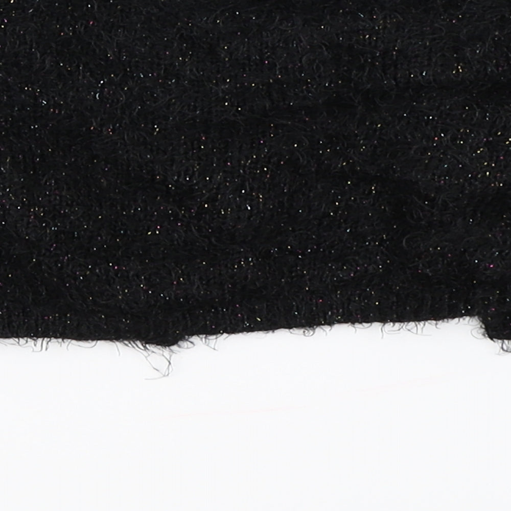 George Girls Black   Shrug Jumper Size 5-6 Years