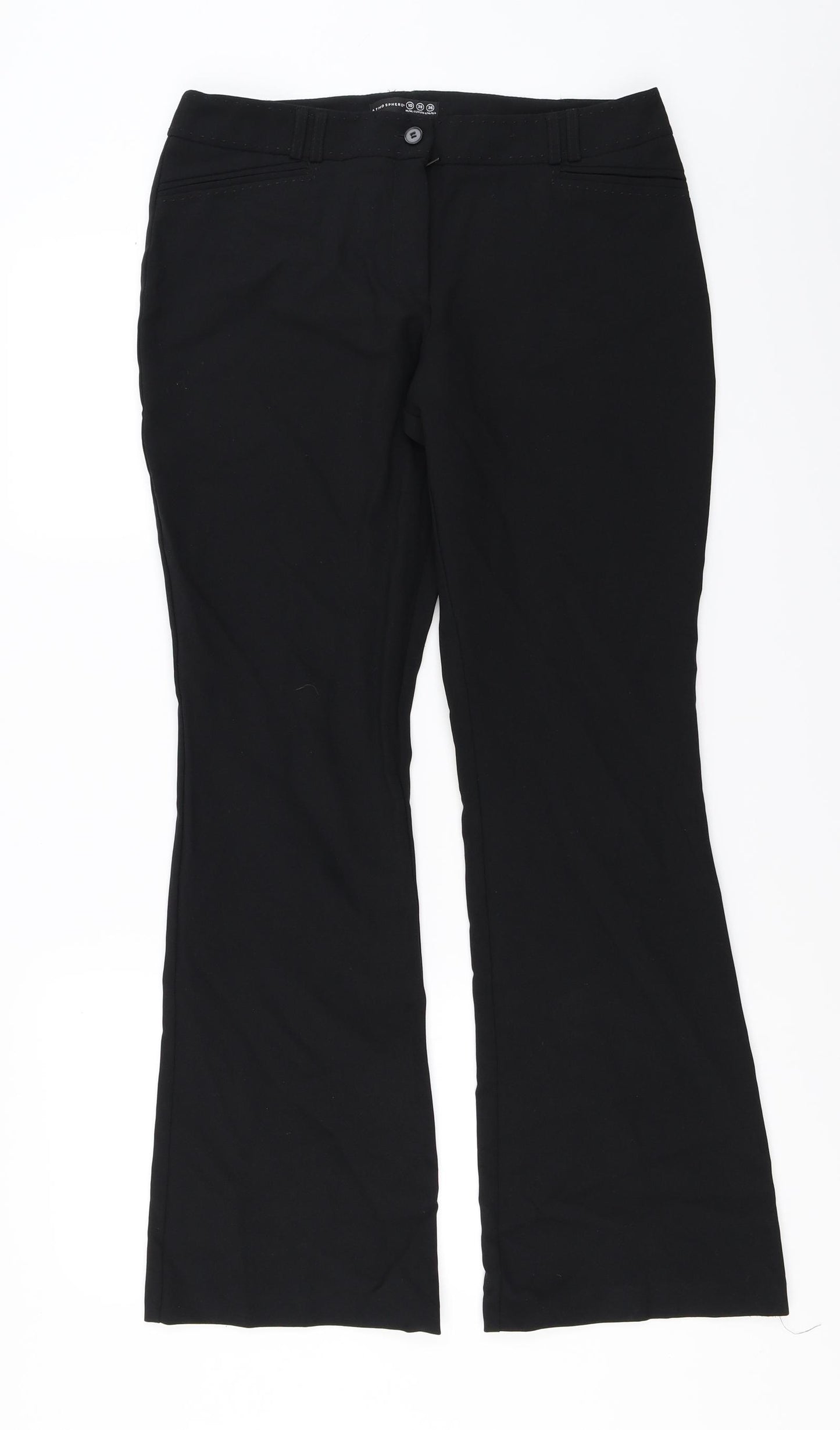 Atmosphere Womens Black   Trousers  Size 10 L30 in