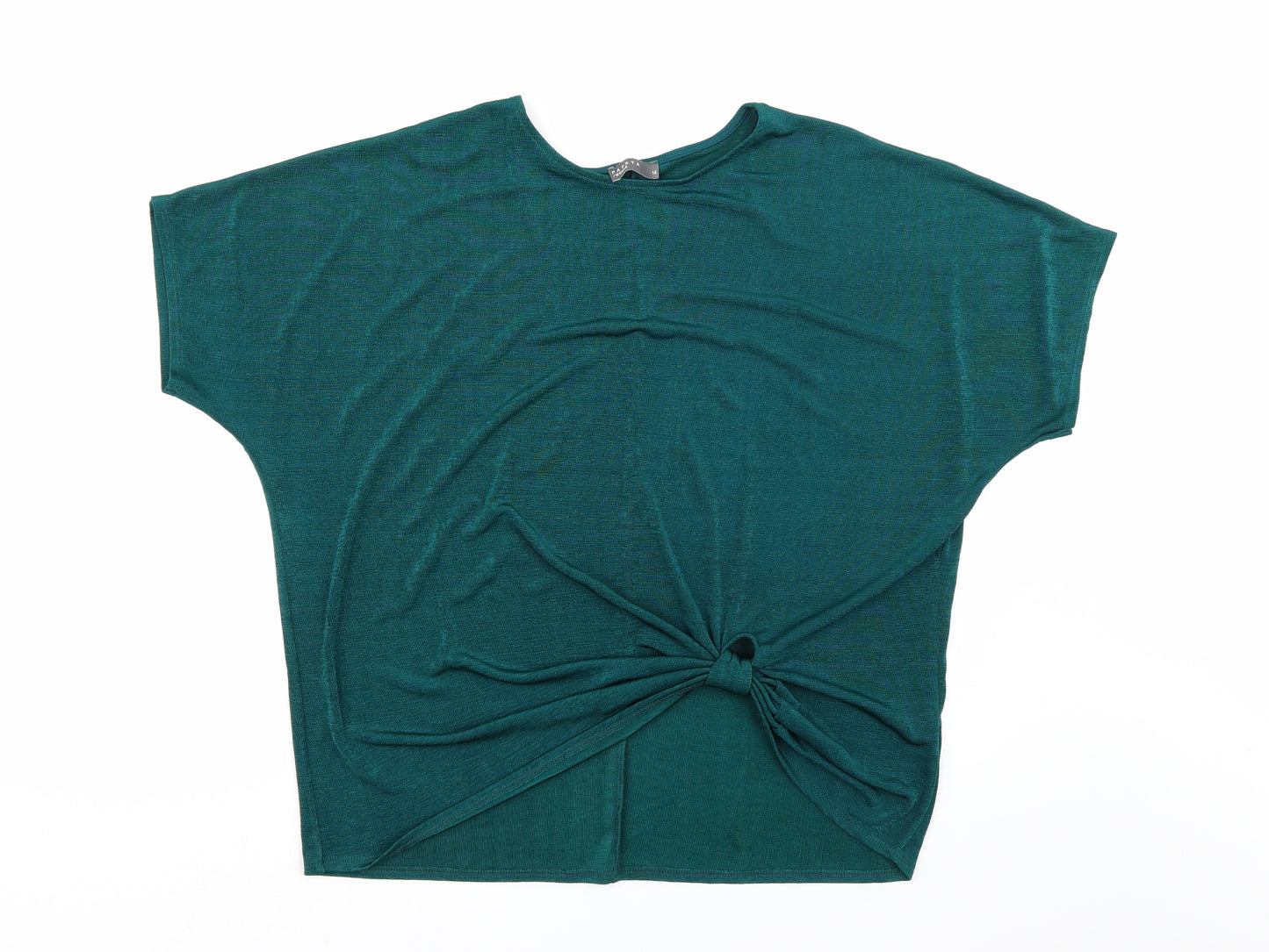 Papaya Womens Green   Wrap Blouse Size 14