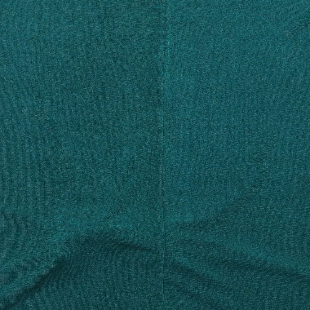 Papaya Womens Green   Wrap Blouse Size 14