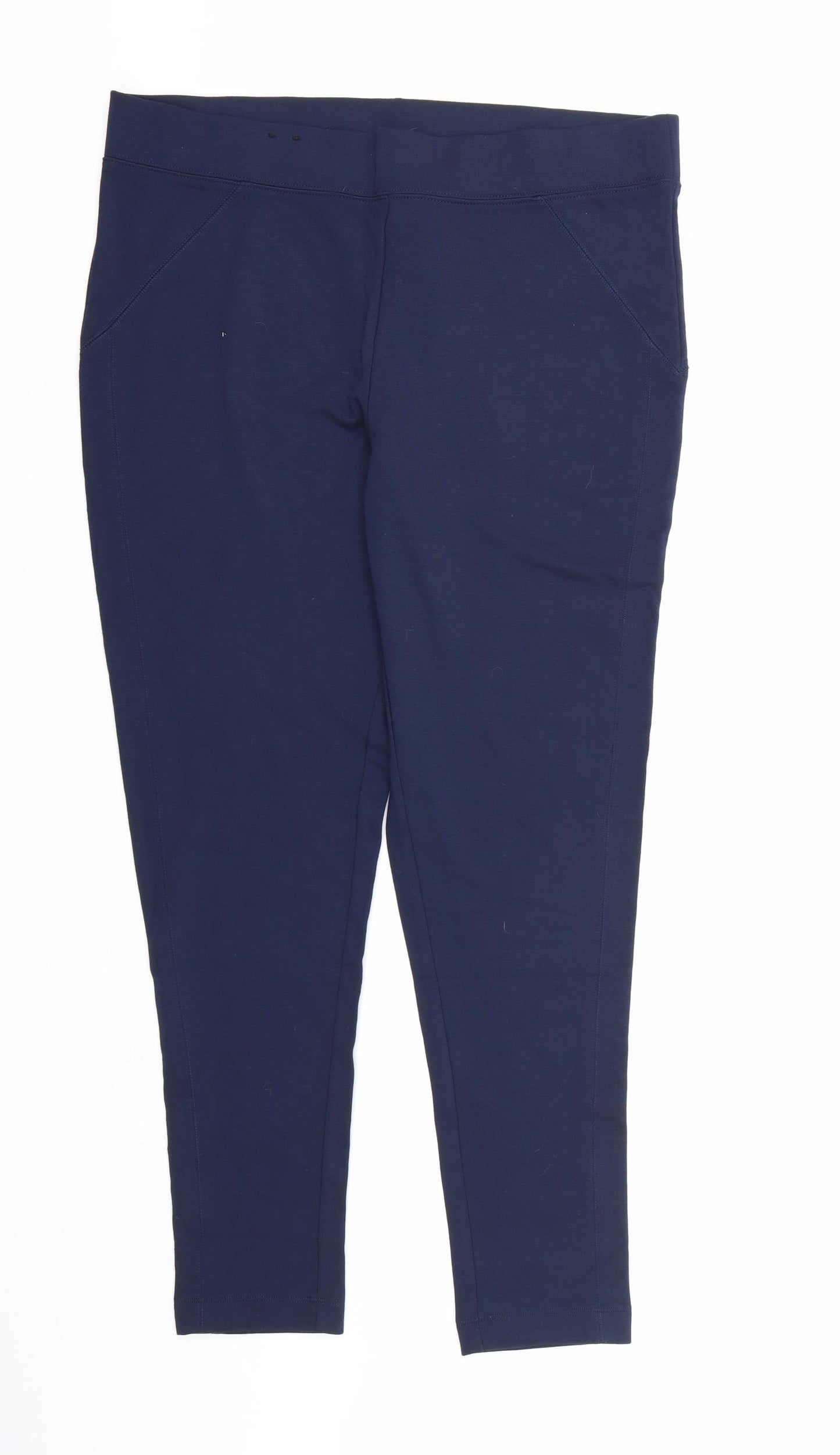 New Look Womens Blue   Pedal Pusher Leggings Size 16 L26 in