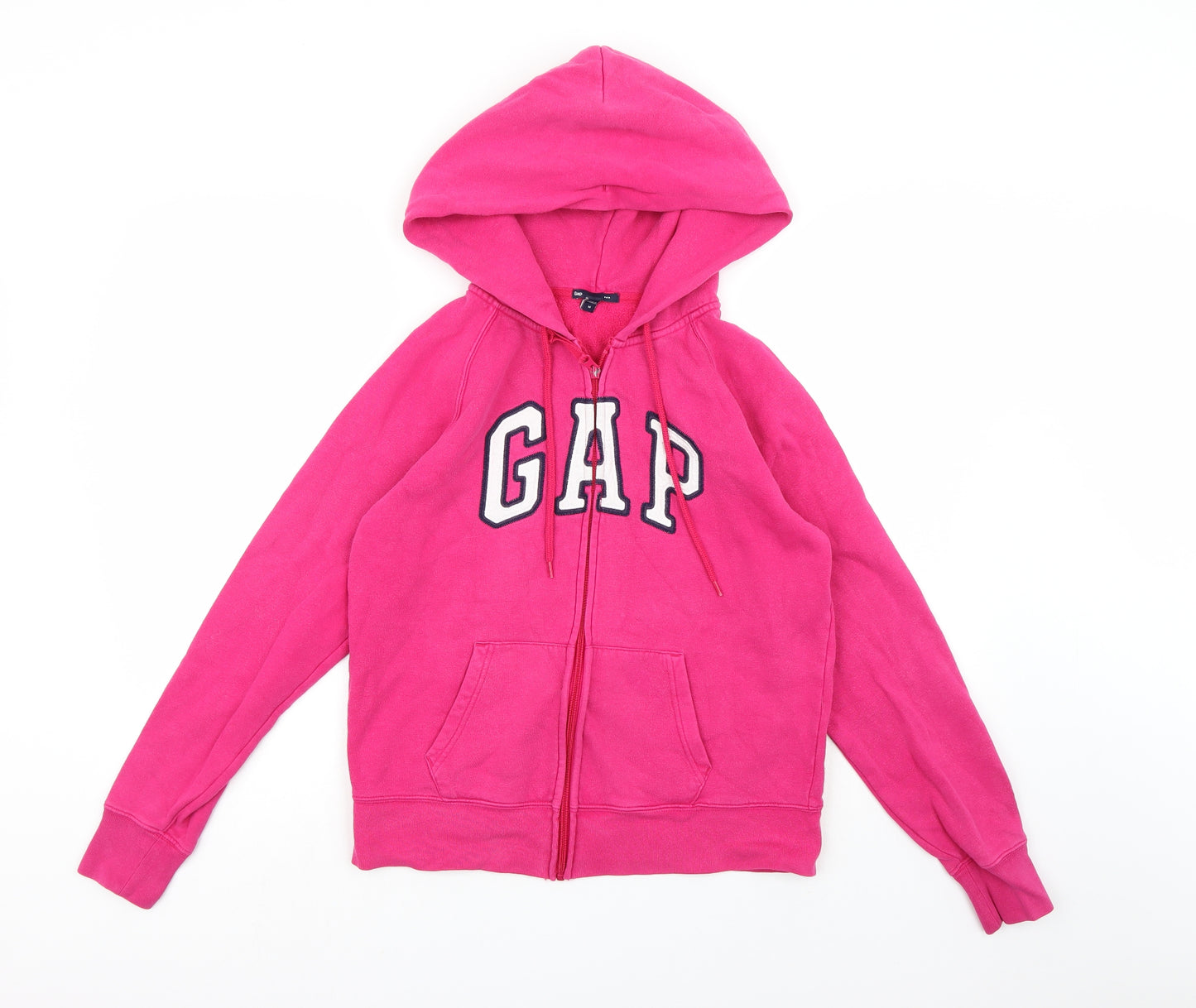 Gap Womens Pink  Jersey Full Zip Hoodie Size M