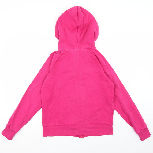 Gap Womens Pink  Jersey Full Zip Hoodie Size M