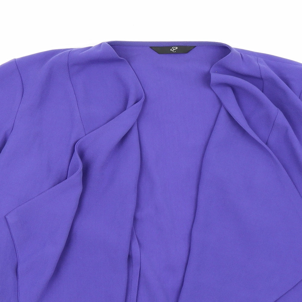 Preworn Womens Purple   Jacket Blazer Size 16
