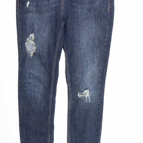 River Island Womens Blue  Denim Skinny Jeans Size 12 L27 in