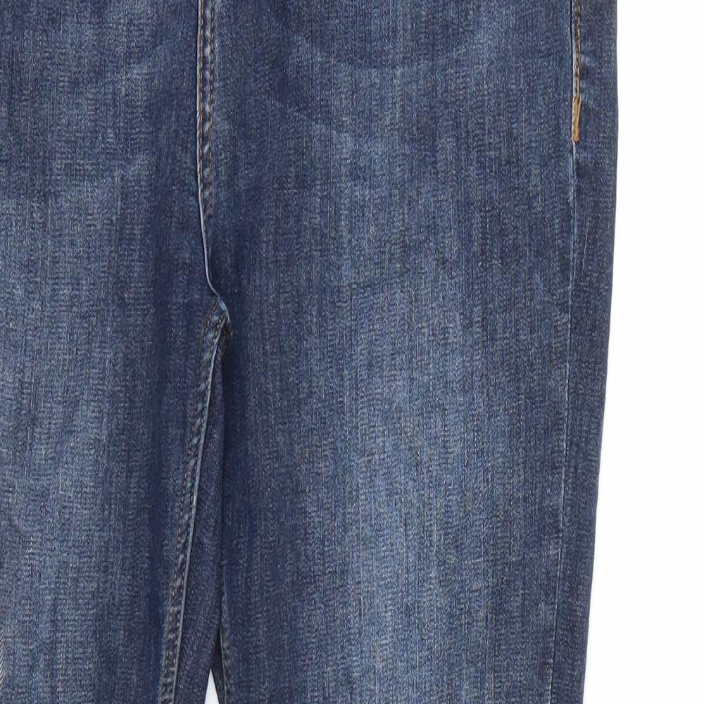 River Island Womens Blue  Denim Skinny Jeans Size 12 L27 in