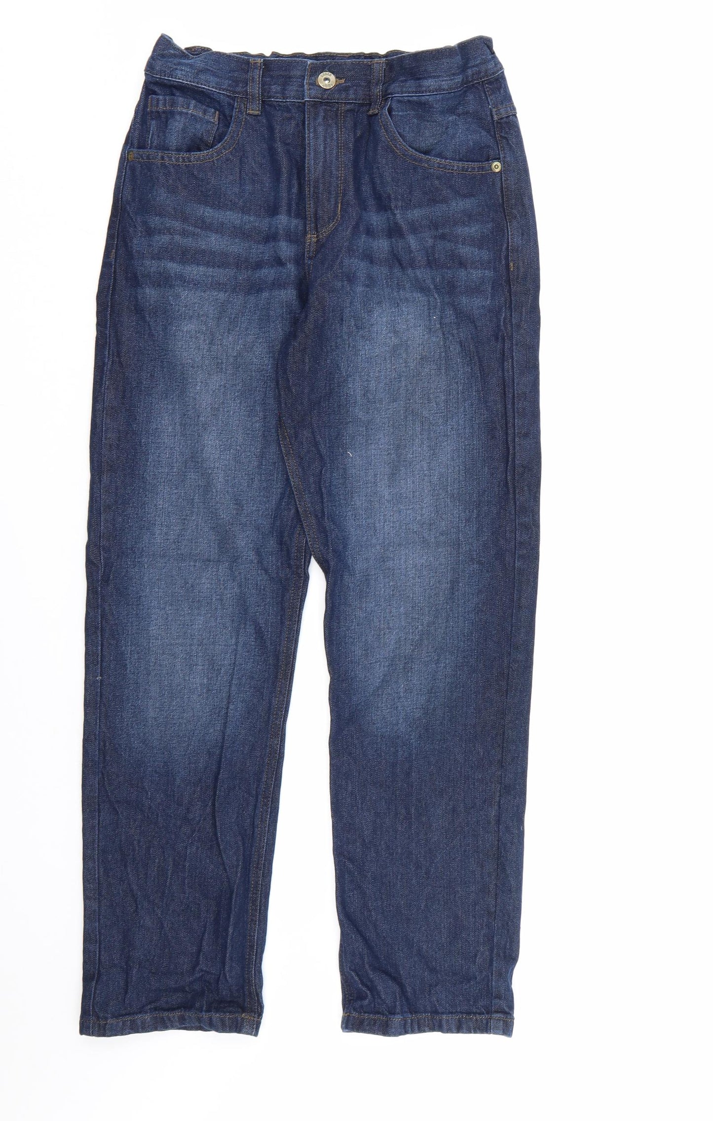 F&F Boys Blue  Denim Straight Jeans Size 13-14 Years