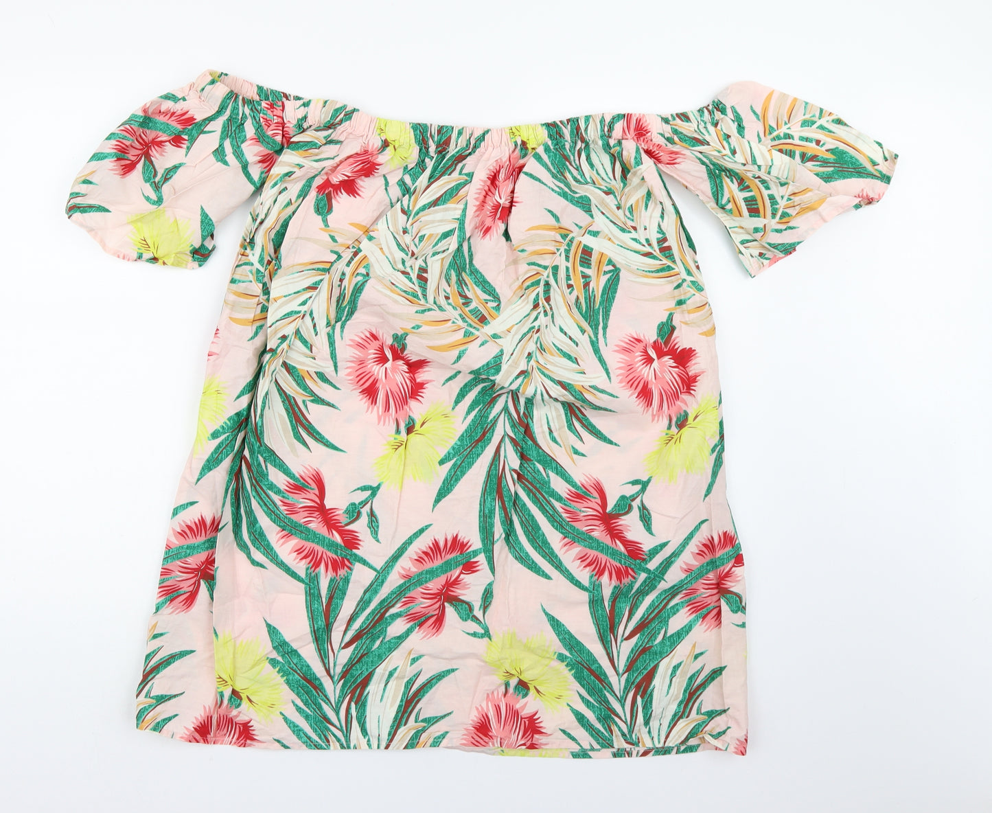 ASOS Womens Pink Floral  A-Line  Size 10