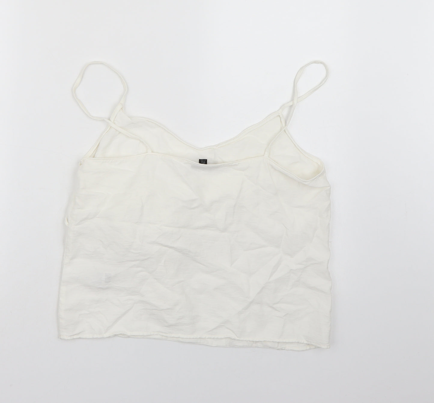 Topshop Womens White   Camisole Tank Size 12