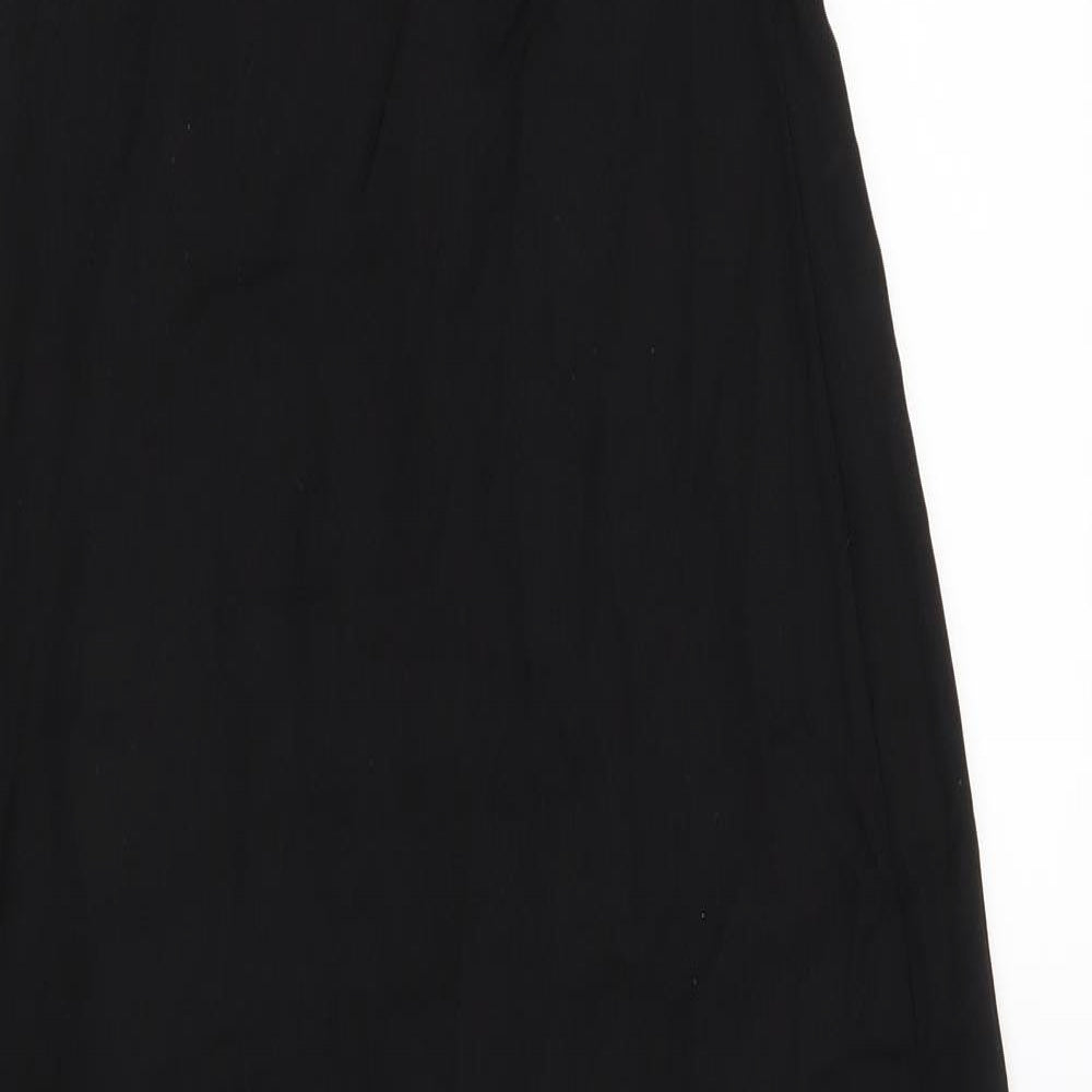 PRETTYLITTLETHING Womens Black   Slip Dress  Size 8