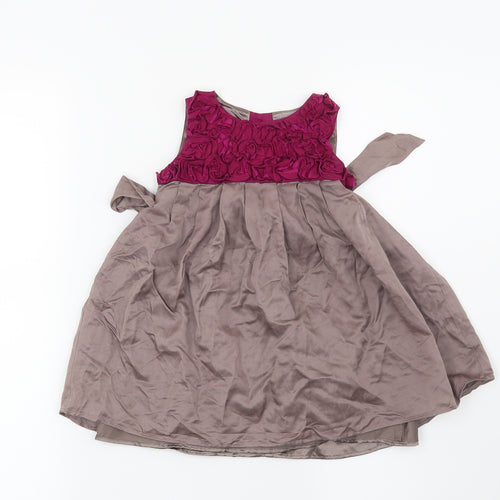 Monsoon Girls Brown   Shift  Size 6-9 Months