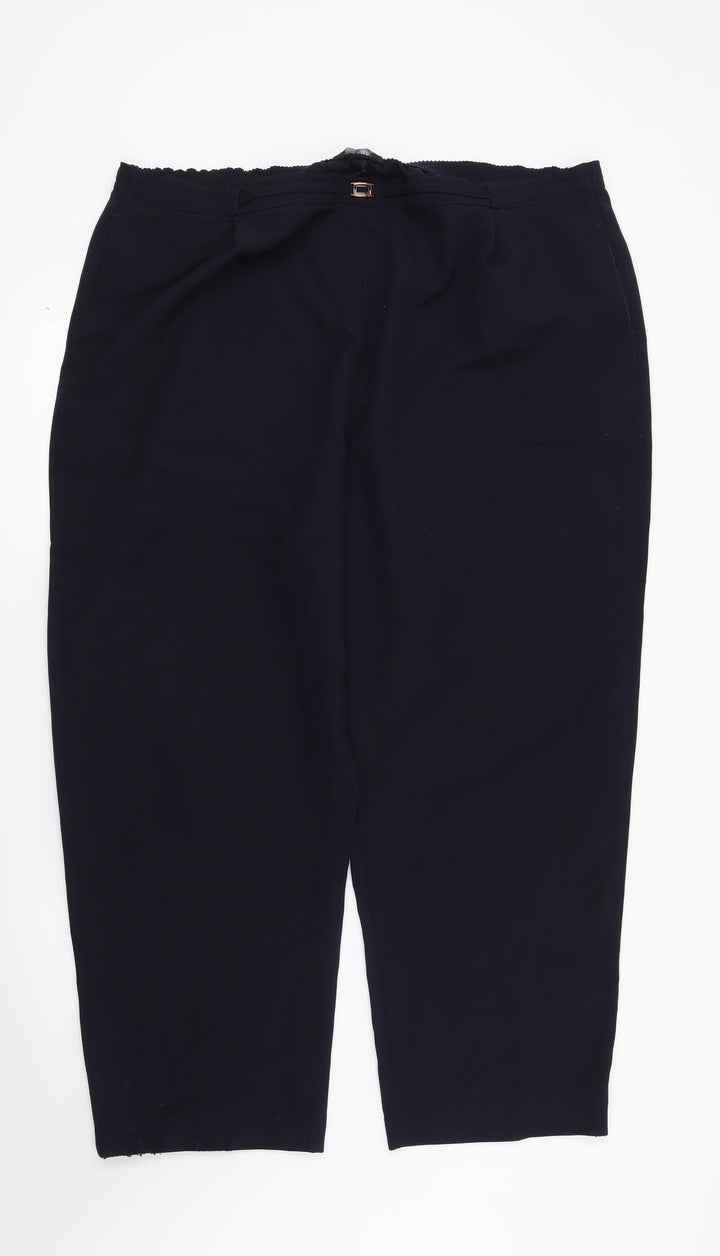 Bonmarché Womens Blue Trousers Size 22 in L27 in