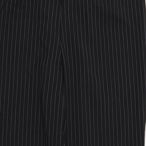 Kit Womens Black Striped  Trousers  Size 20 L29 in