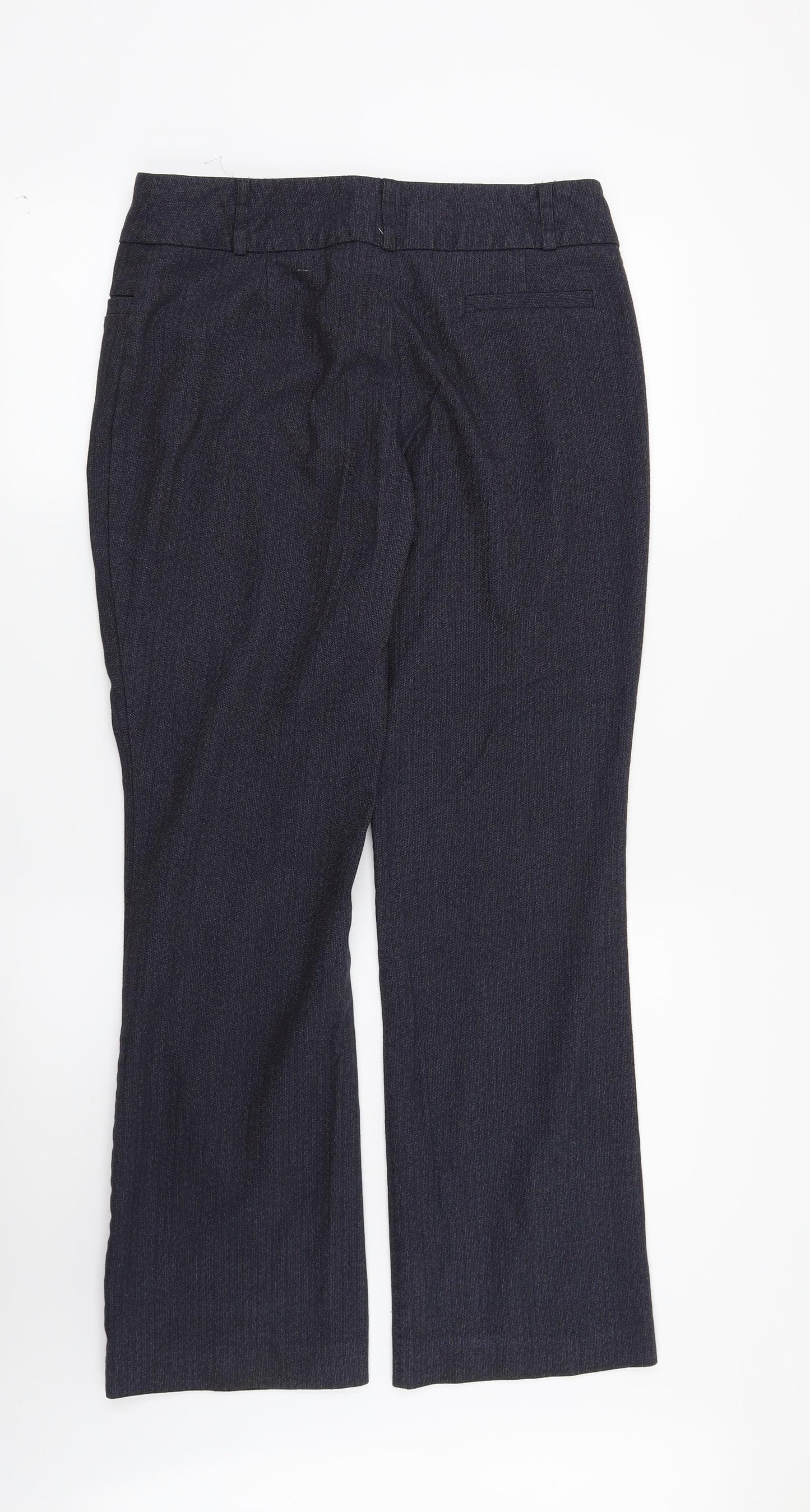 NEXT Womens Blue Striped  Trousers  Size 10 L30 in