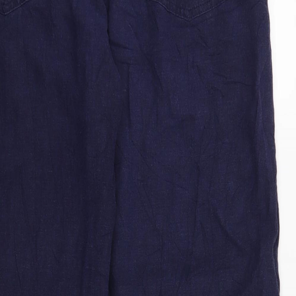 NEXT Womens Blue   Trousers  Size 16 L29 in