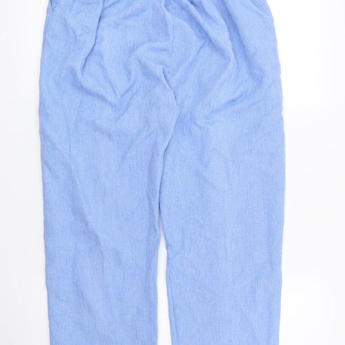 Preworn Womens Blue   Trousers  Size 14 L25 in
