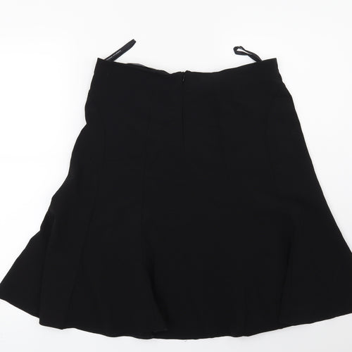 Dorothy Perkins Womens Black   A-Line Skirt Size 12