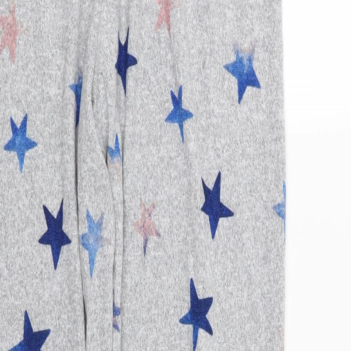 Debenhams Womens Grey Geometric  Top Pyjama Pants Size 10  - Star