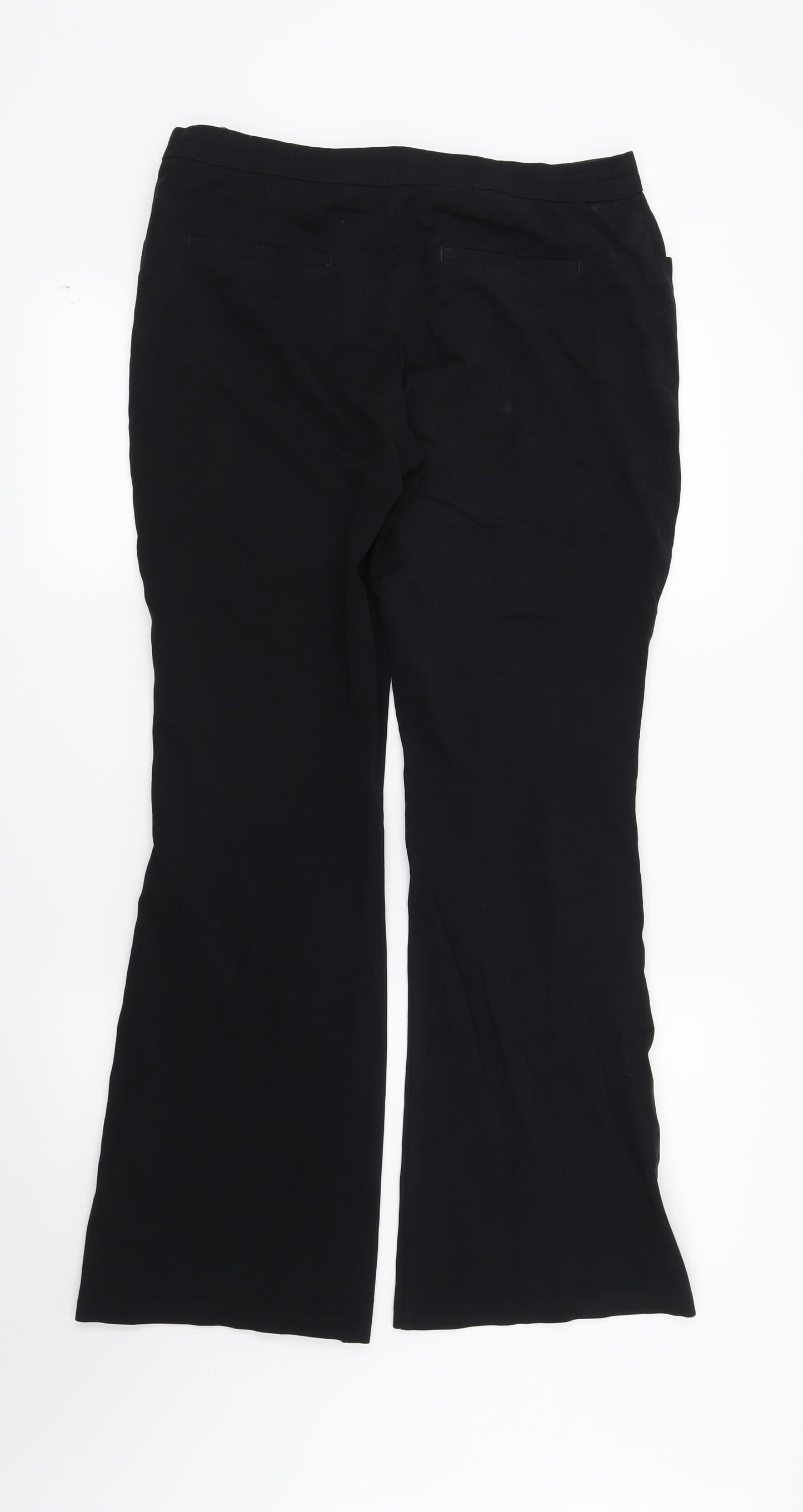 Marks and Spencer Womens Black   Trousers  Size 12 L30 in