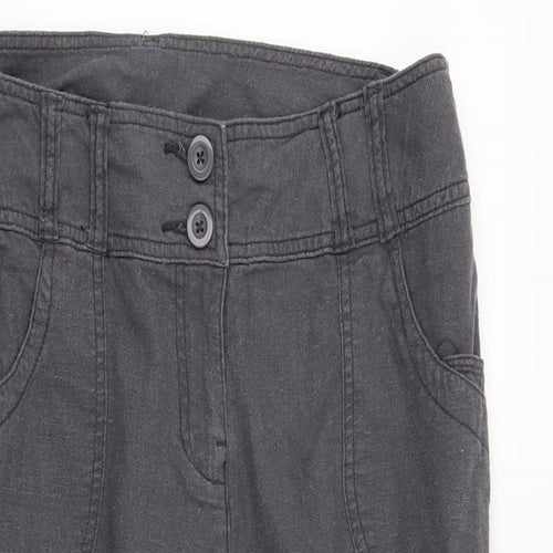 Papaya Womens Grey   Trousers  Size 12 L20 in