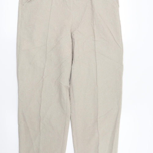 Isle Womens Beige   Trousers  Size 12 L25 in
