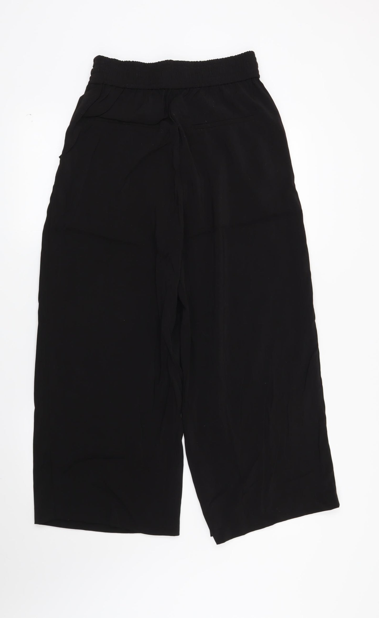 Zara Womens Black   Trousers  Size S L25 in