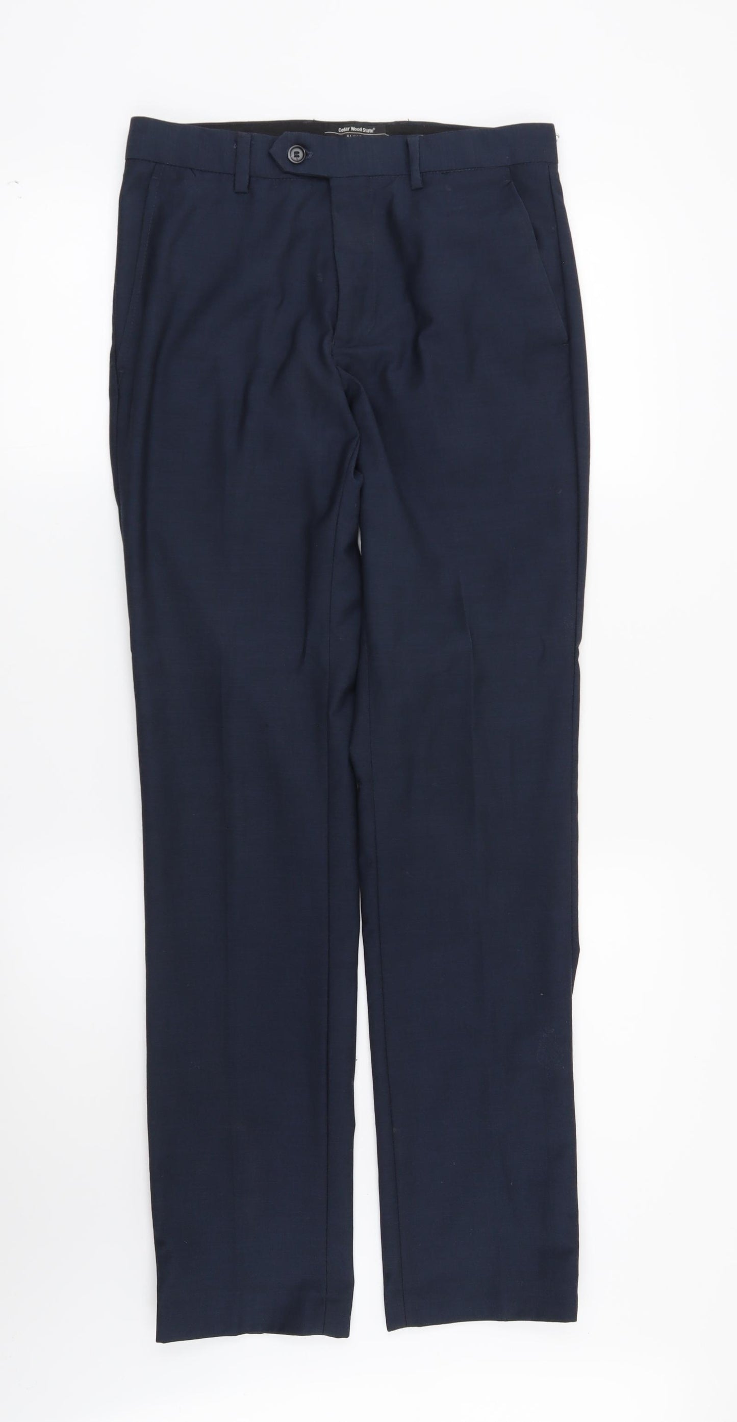 Cedar Wood State Mens Blue   Trousers  Size 28 in L32 in