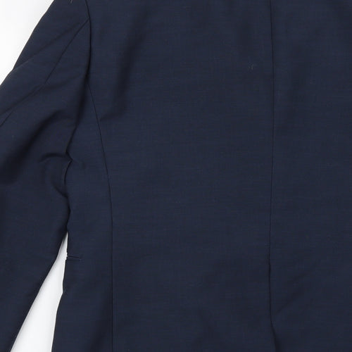 Cedar Wood State Mens Blue   Jacket Suit Jacket Size 36
