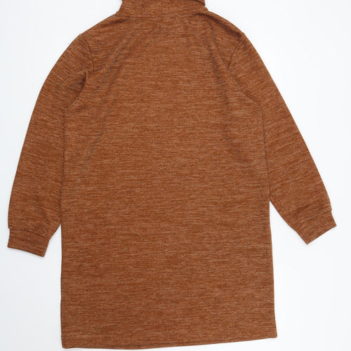 Primark Womens Orange   Jumper Dress  Size 12