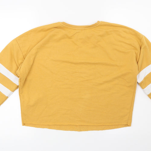 New Look Girls Yellow   Pullover Sweatshirt Size 14-15 Years  - MNHTTN BKLYN NYC