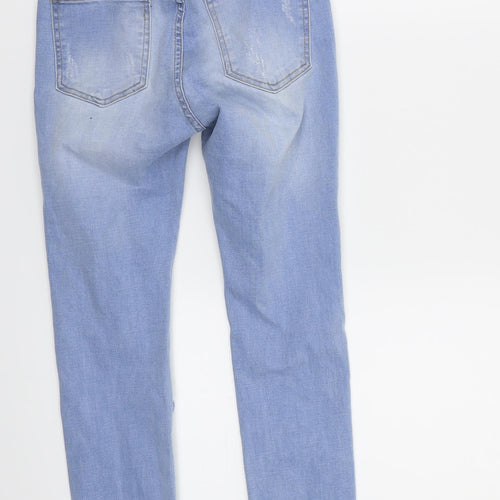Queen of hearts Womens Blue   Straight Jeans Size XS L26 in