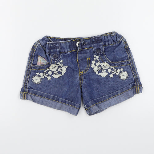 Marks and Spencer Girls Blue   Bermuda Shorts Size 5-6 Years