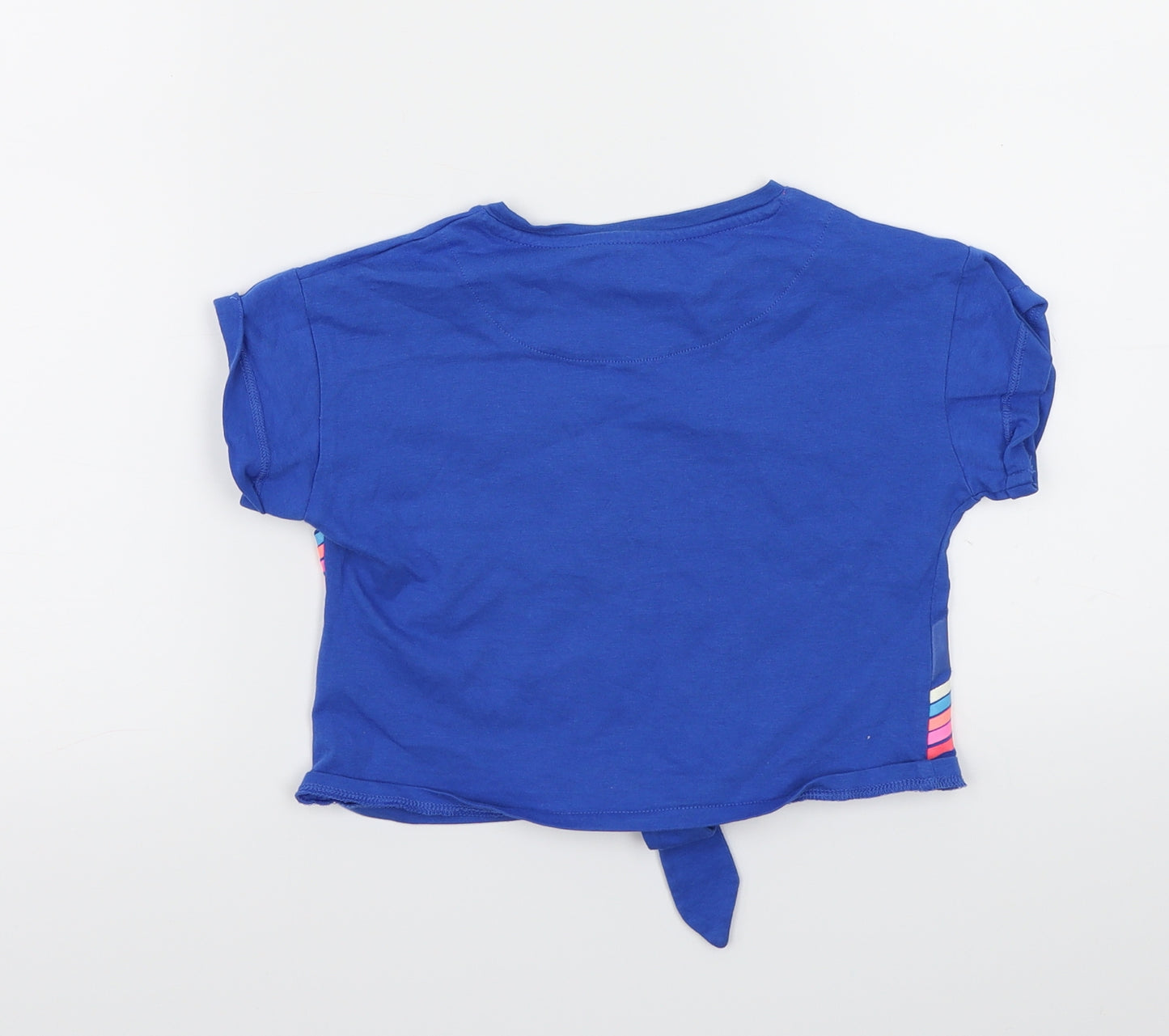 Marks and Spencer Girls Blue   Basic T-Shirt Size 4-5 Years