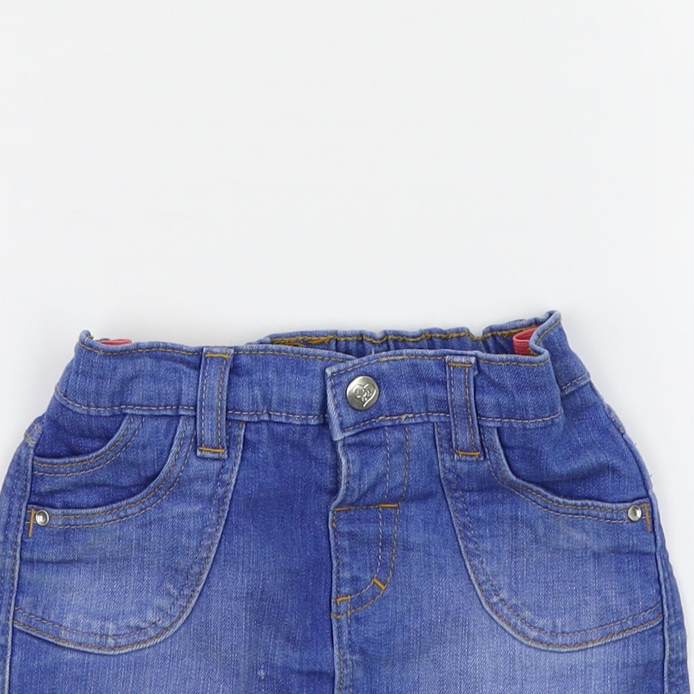 Marks and Spencer Girls Blue   A-Line Skirt Size 4-5 Years