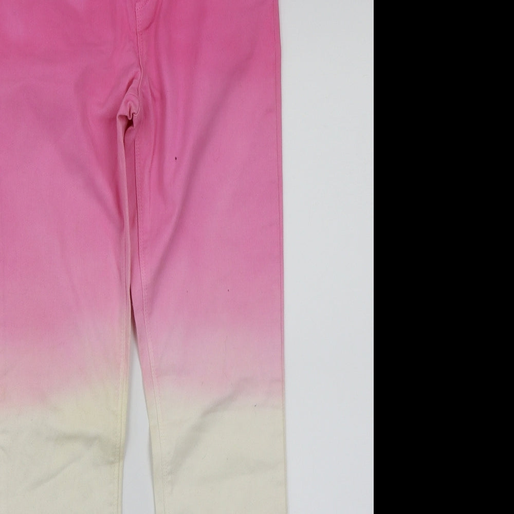 H&M Girls Pink   Straight Jeans Size 14 Years