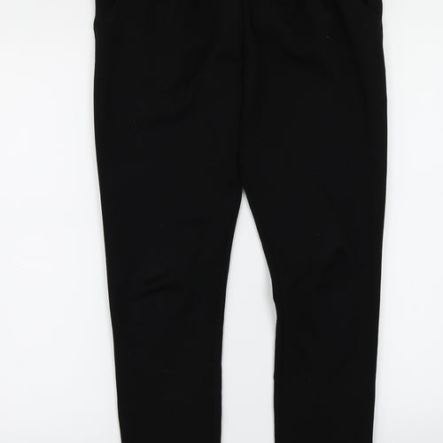 Prague Womens Black   Trousers  Size 6 L28 in