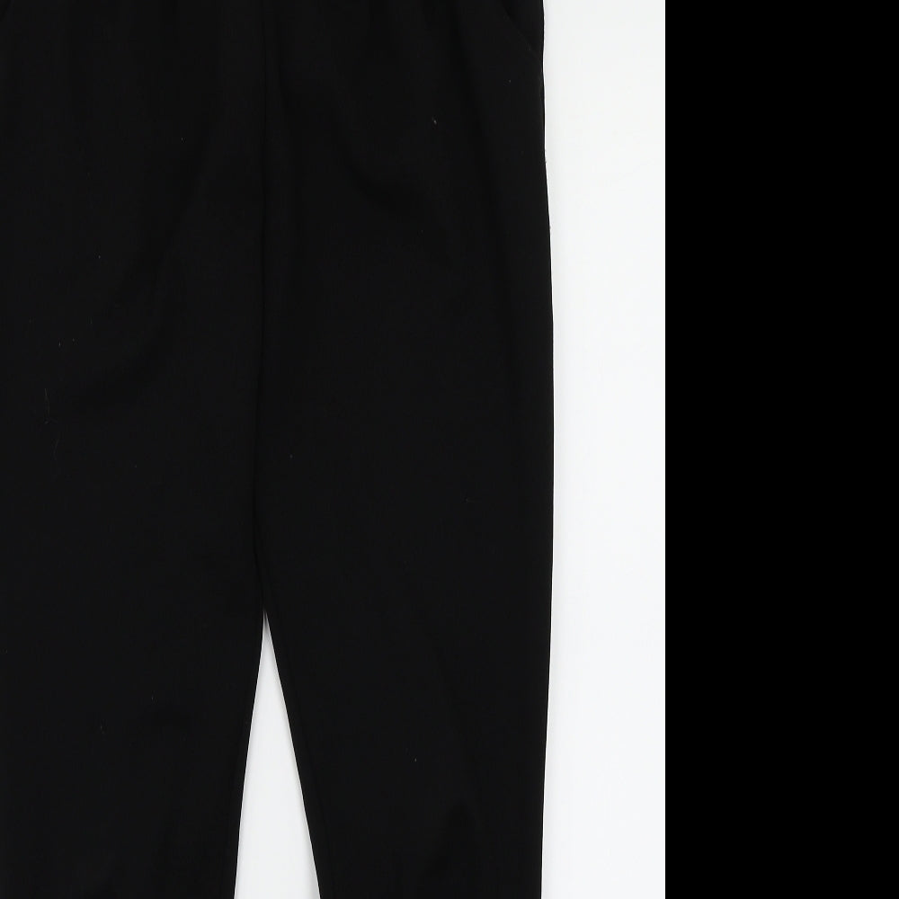Prague Womens Black   Trousers  Size 6 L28 in