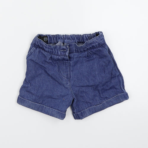 Marks and Spencer Girls Blue   Bermuda Shorts Size 2-3 Years