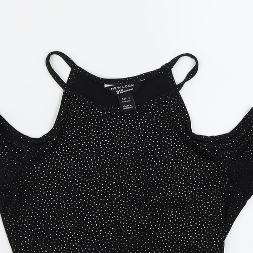 Newlook Girls Black   Basic T-Shirt Size 9 Years