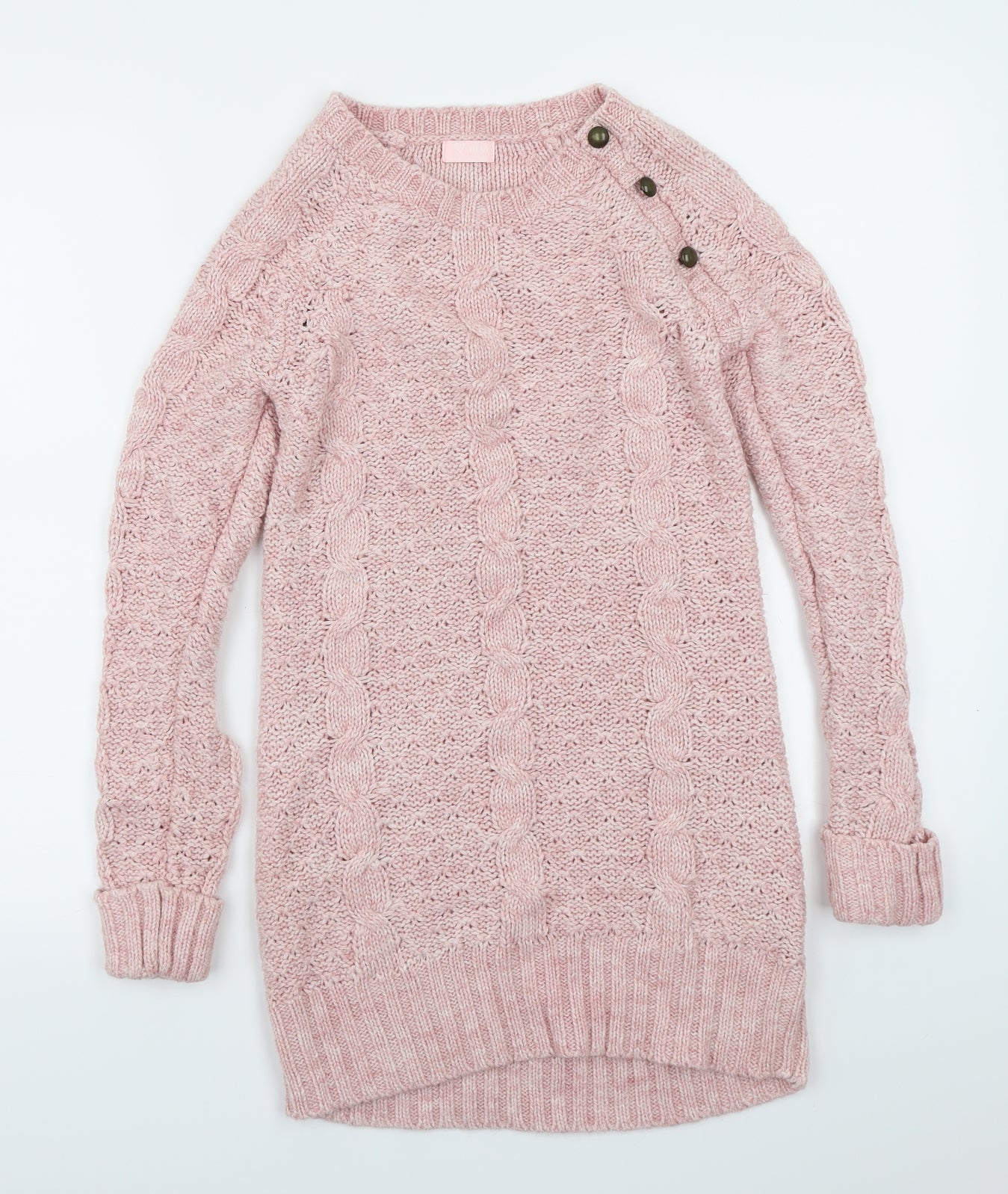 NEXT Girls Pink   Pullover Jumper Size 7 Years