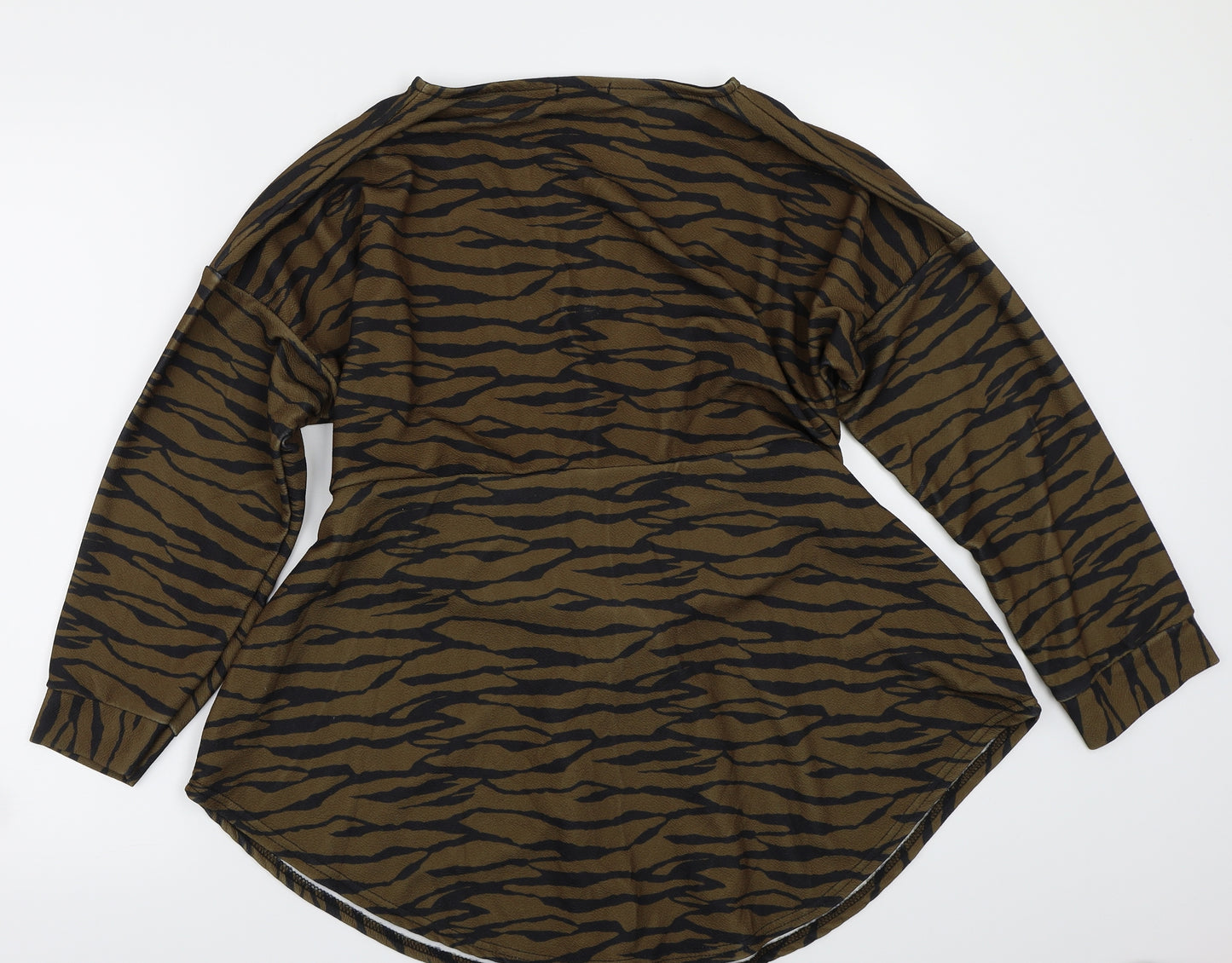 pretty little things Womens Brown Animal Print  A-Line  Size 18