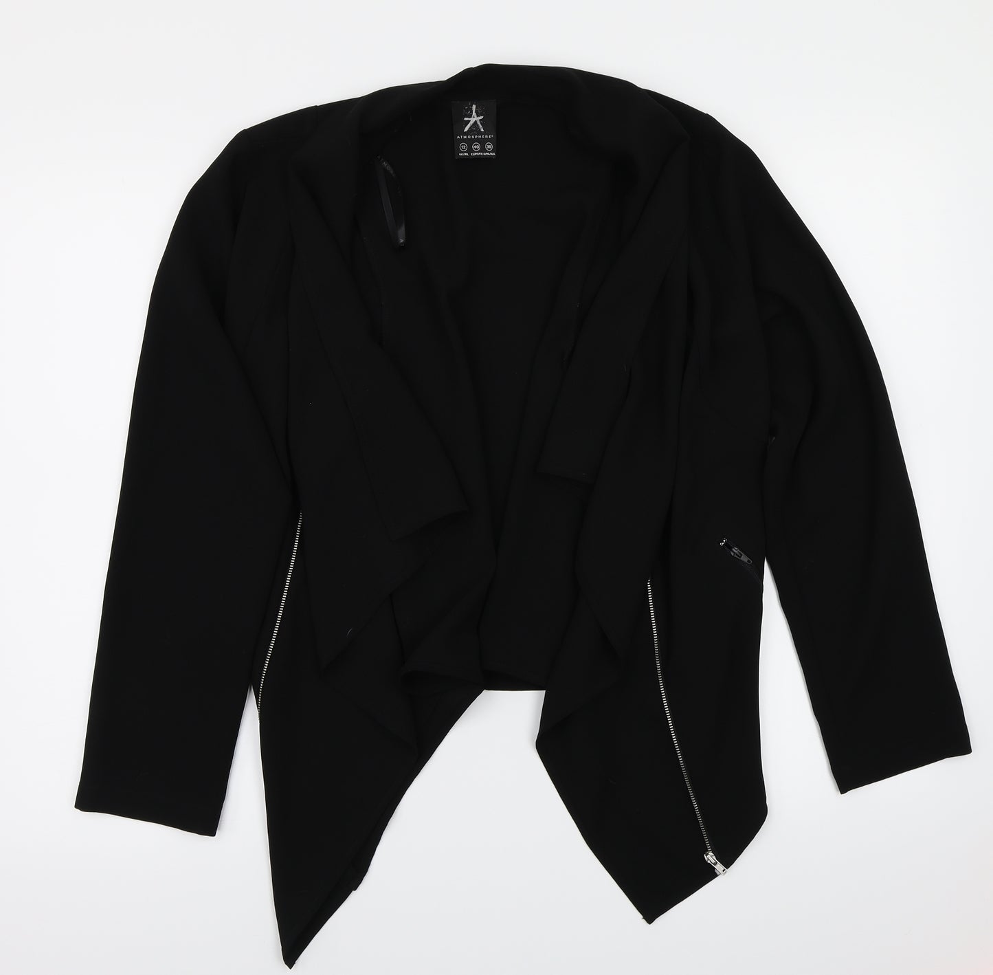 Primark Womens Black   Jacket Coat Size 12