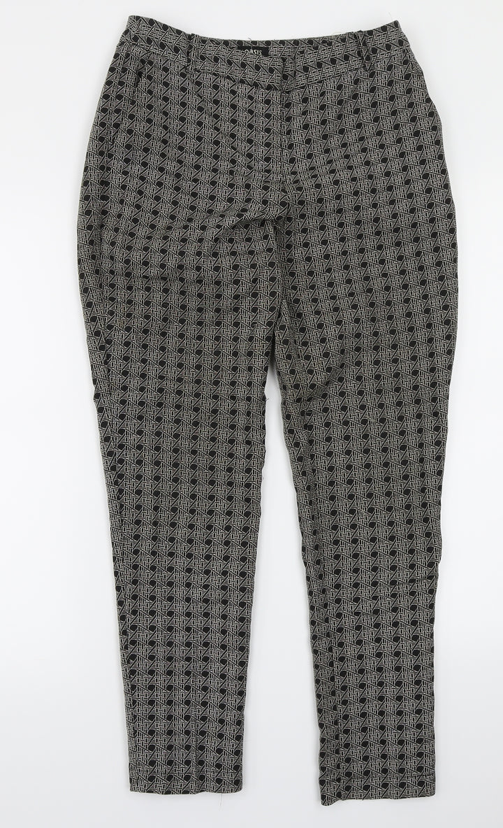Oasis Womens Black Trousers Size 8 L27 in