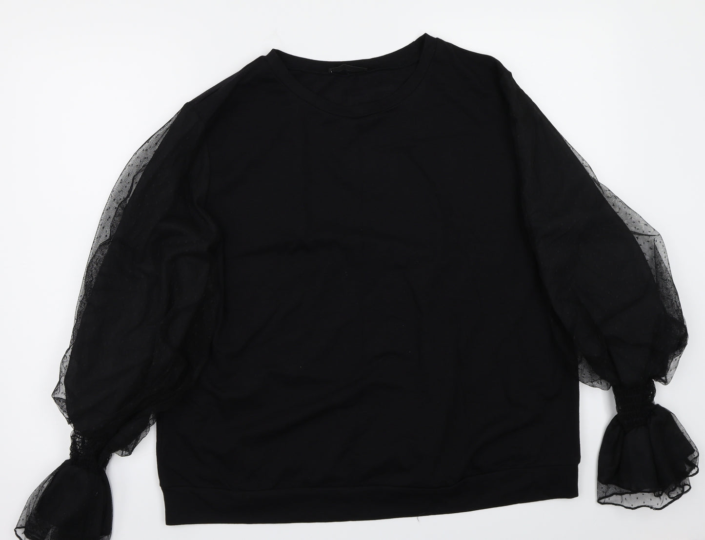 SheIn Womens Black   Pullover Jumper Size XL