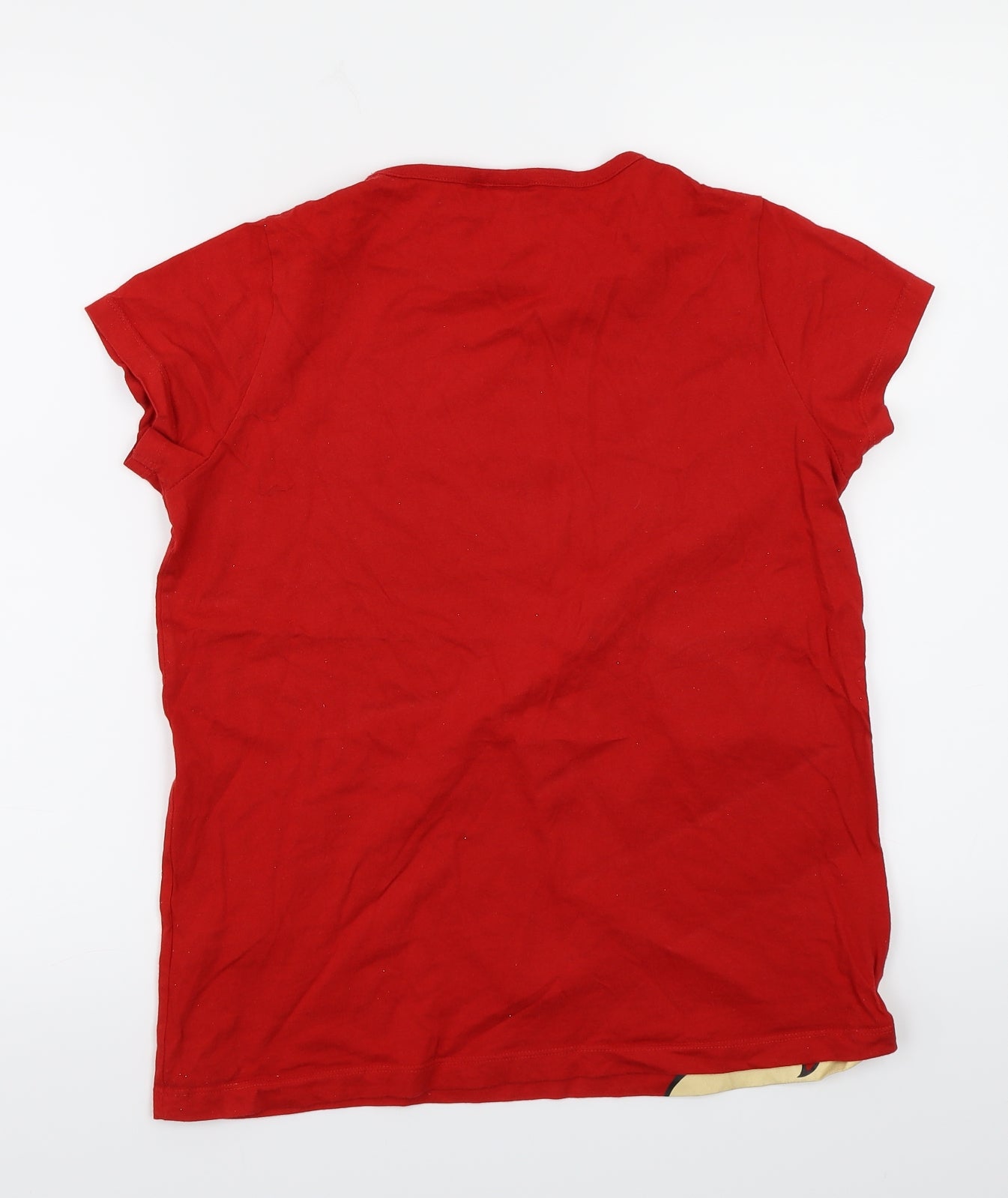 Minnie Girls Red   Basic T-Shirt Size 12-13 Years