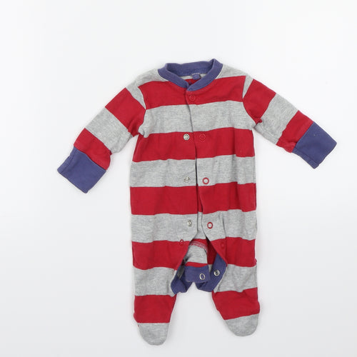 NEXT Baby Grey Striped  Babygrow One-Piece One Size